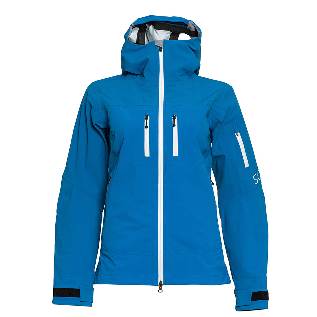 sMerinoshell Jacke Selo w blau Damen von SCROC