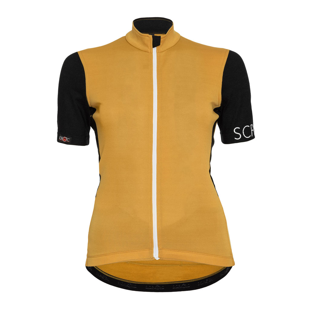 Merino Radtrikot Damen sMerino 160 Bike Trikot Devi w honig von SCROC