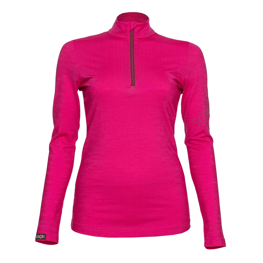 Merino Shirt Damen sMerino 160 Shirt Bari langarm w pink von SCROC