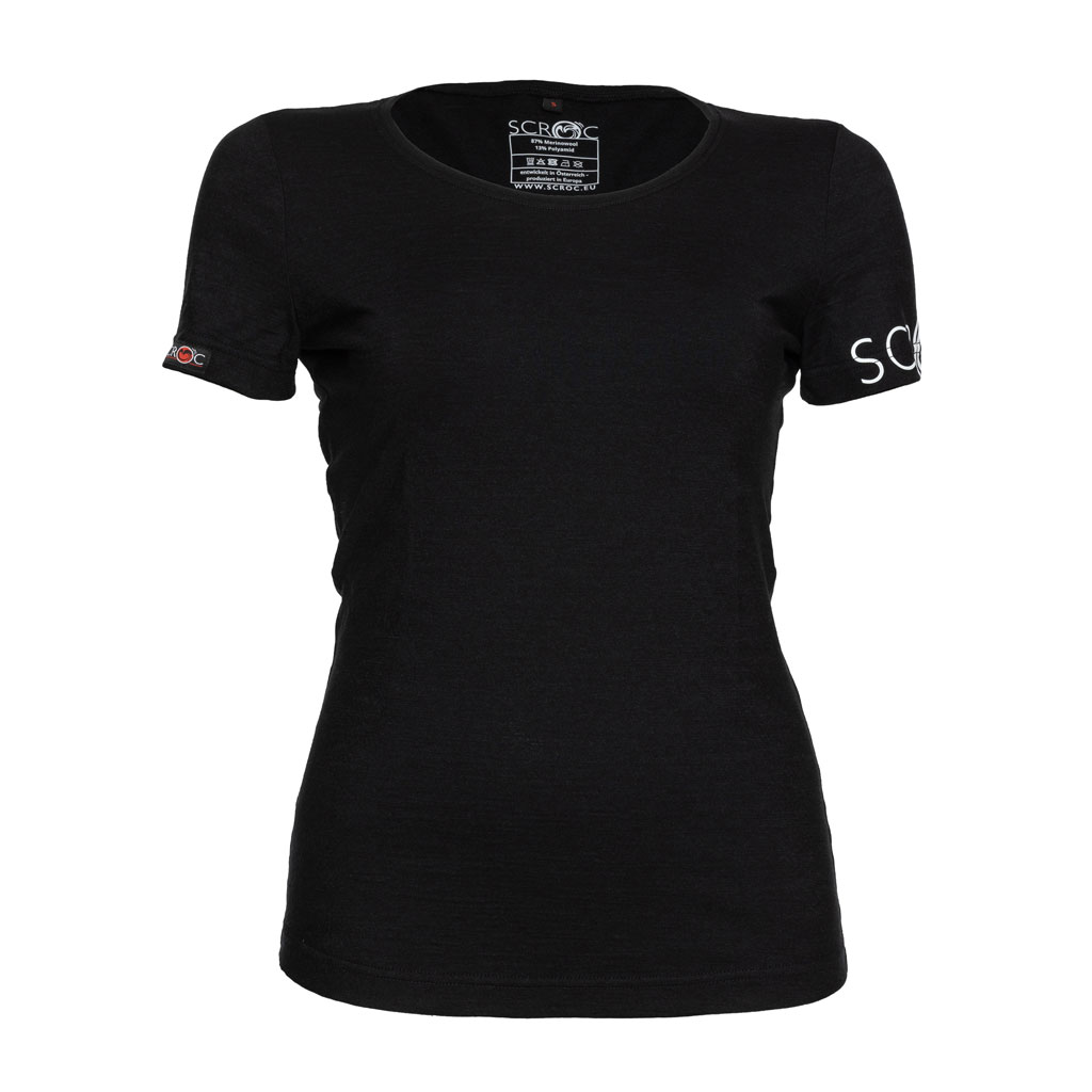 Merino Shirt Damen sMerino 160 Shirt Etera w schwarz Damen von SCROC