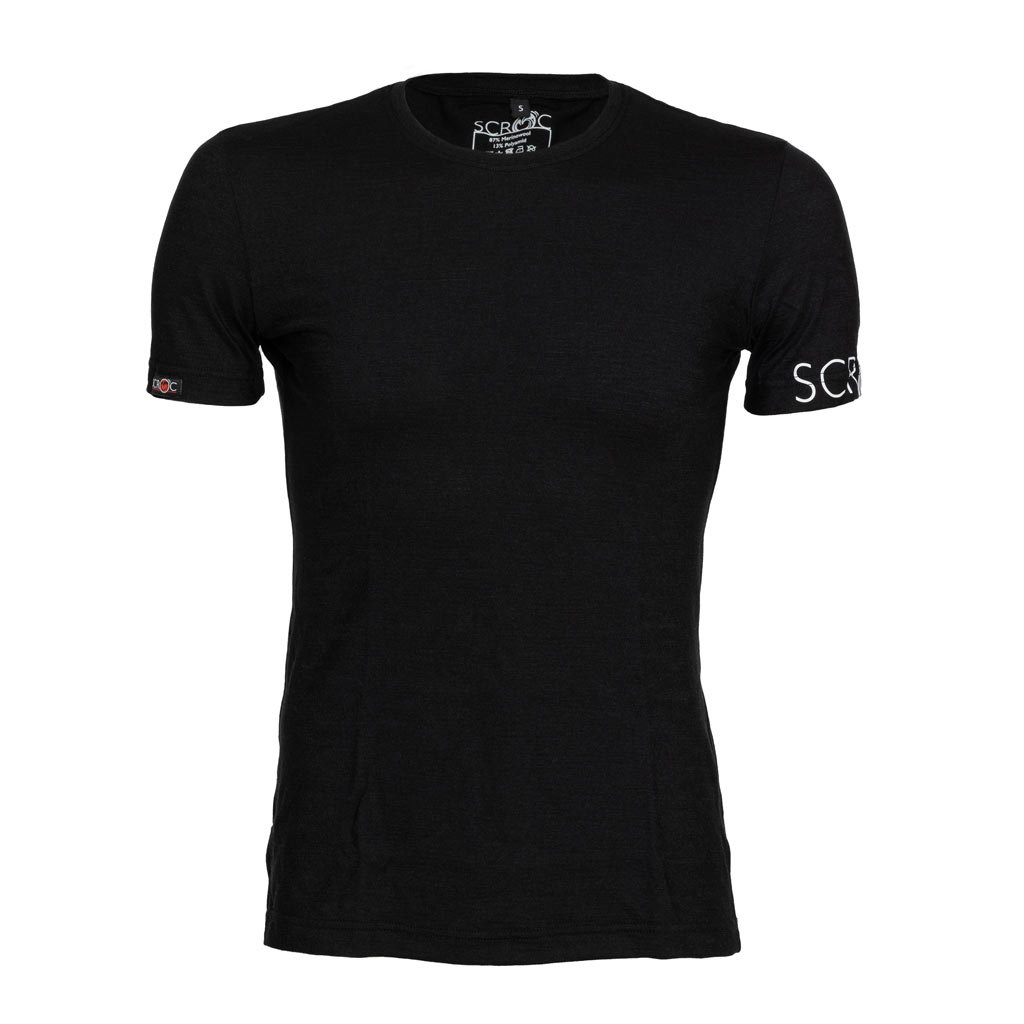 Merino Shirt Herren sMerino 160 Shirt Etera schwarz von SCROC