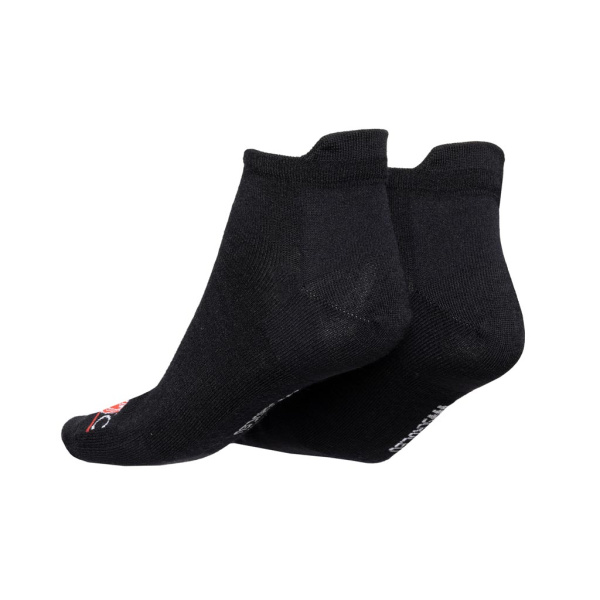 sMerino 155 Sneaker Socken Tricki schwarz für Damen und Herren von SCROC.