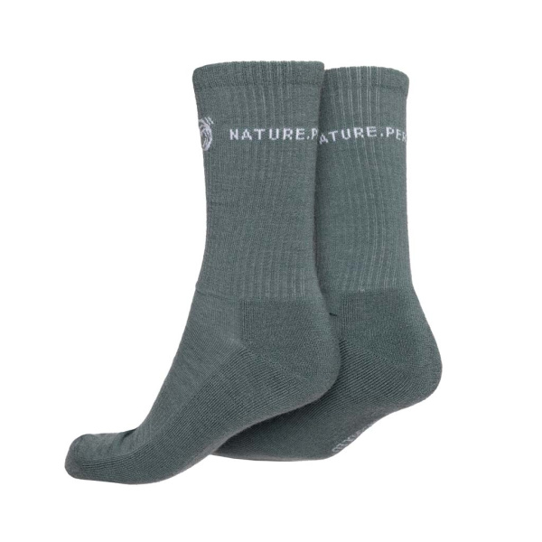 sMerino 175 Socken Atleto dunkler salbei für Damen und Herren von SCROC.