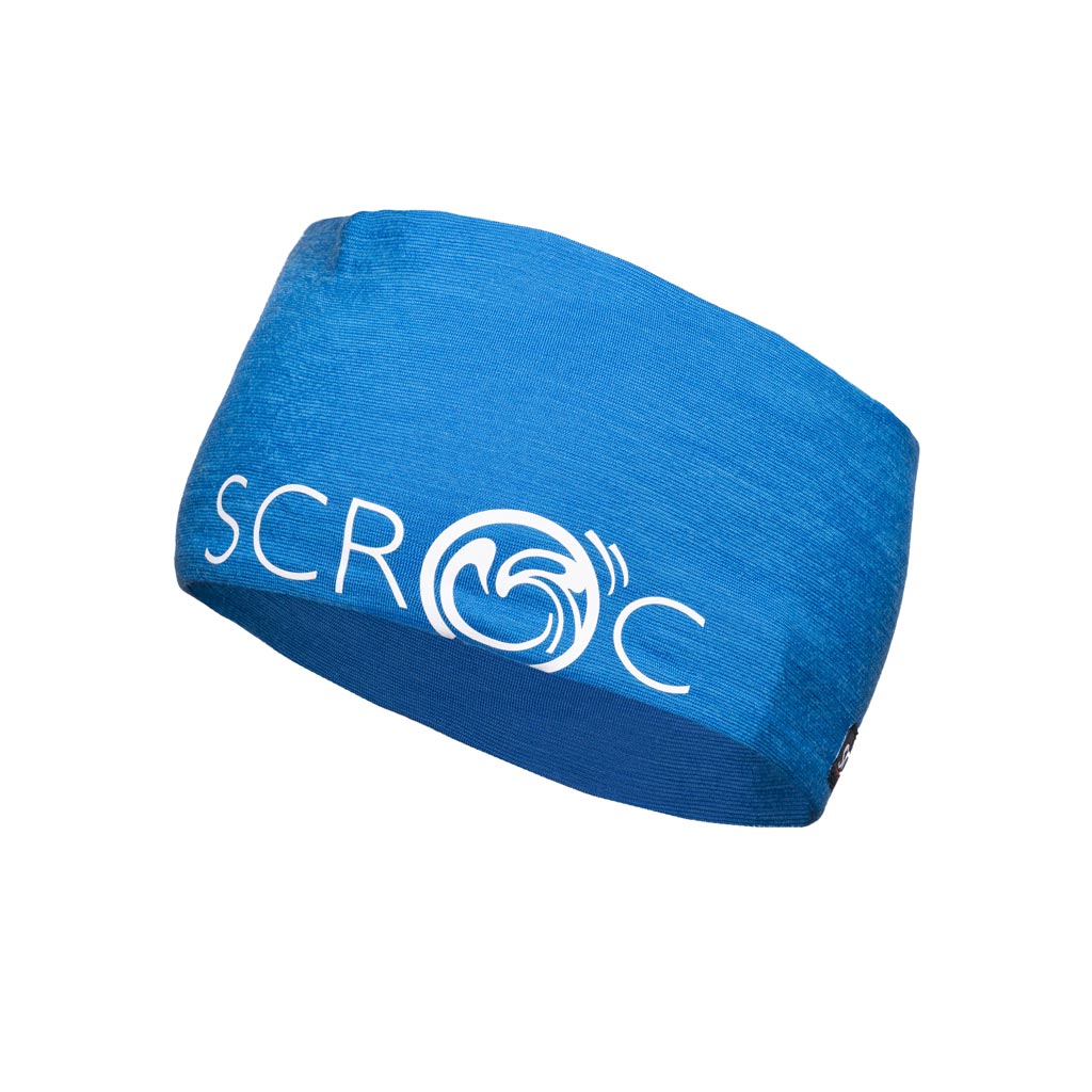 sMerino 160 Stirnband Diademo blau Damen und Herren von SCROC