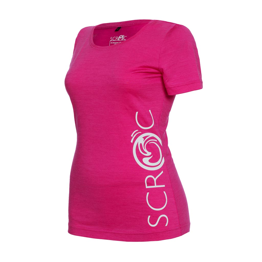 sCool Merino Shirt Heroa w pink Damen von SCROC