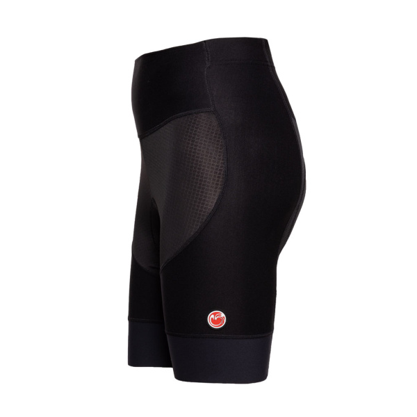 Seitenansicht der sCooltec Bike Shorts Lugo w schwarz für Damen von SCROC.