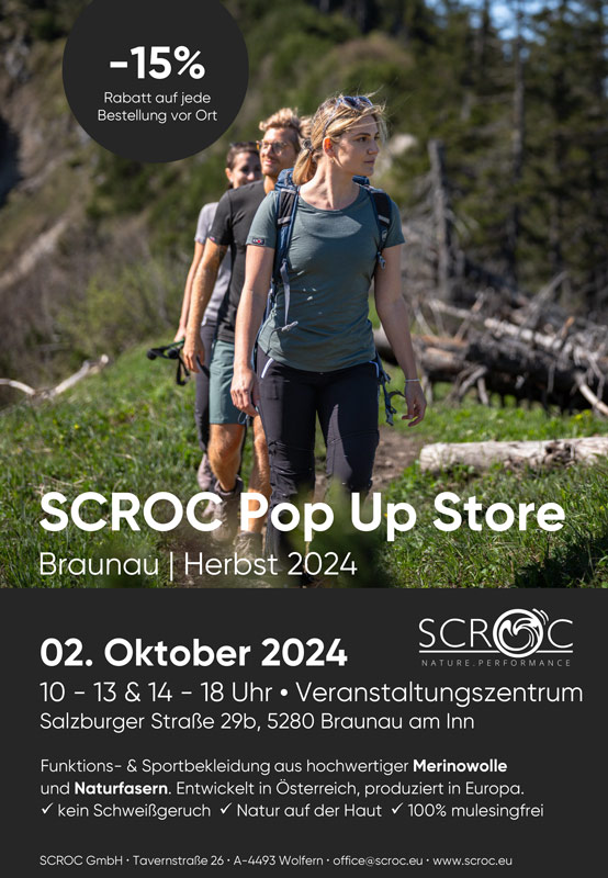 SCROC Pop Up Store Braunau