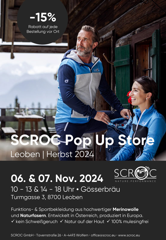 SCROC Pop Up Store Leoben