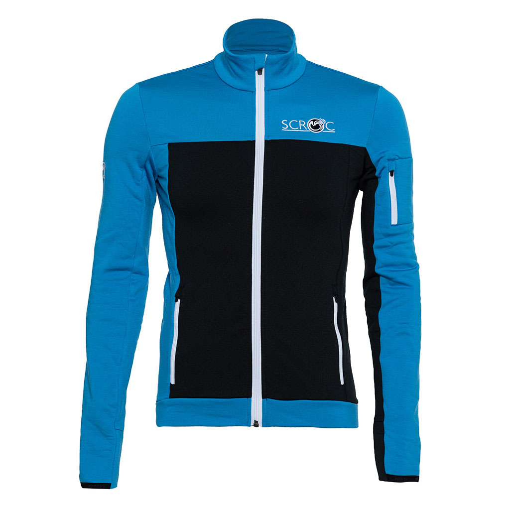 sFleece Merino Jacke Varma blau Herren von SCROC