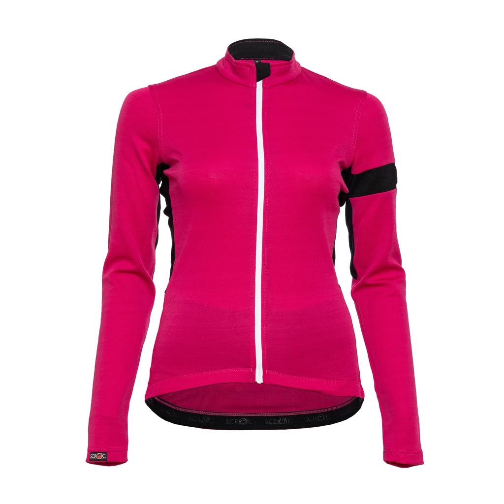 sMerino 160 Bike Trikot Devi langarm w pink Damen von SCROC