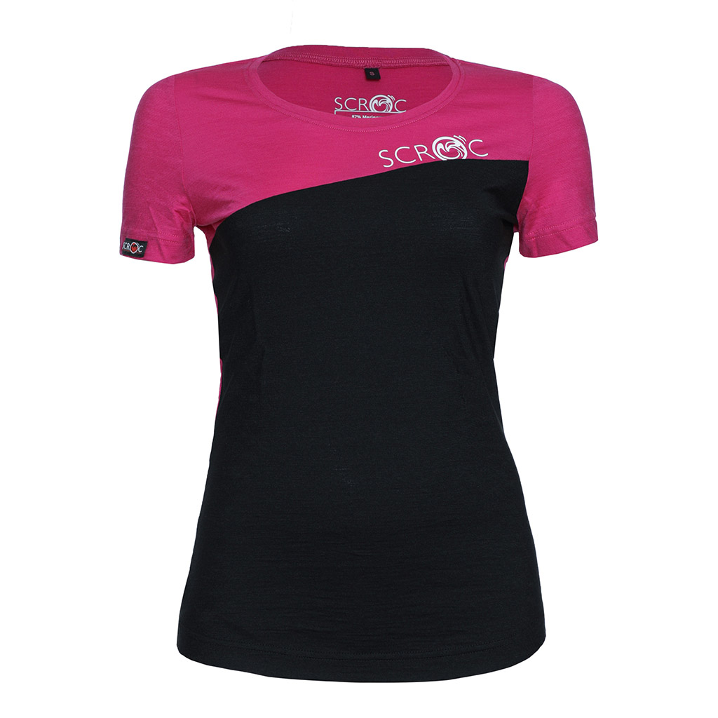 sMerino 160 Shirt Dukolora w pink Damen von SCROC