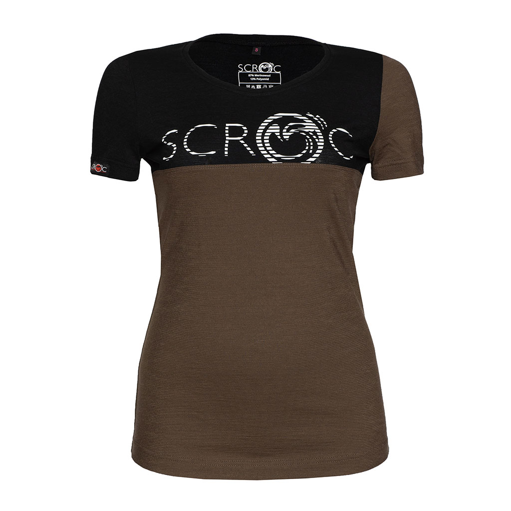 sMerino 160 Shirt Eblo w mokka Damen von SCROC