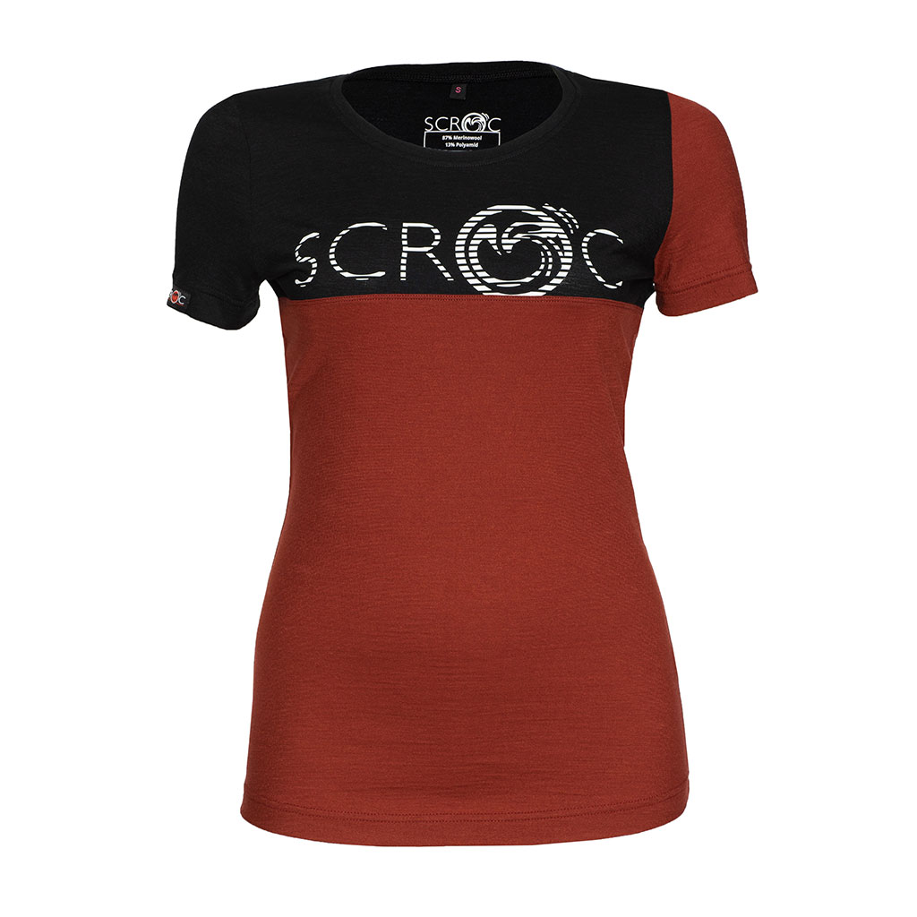 sMerino 160 Shirt Eblo w rostbraun Damen von SCROC