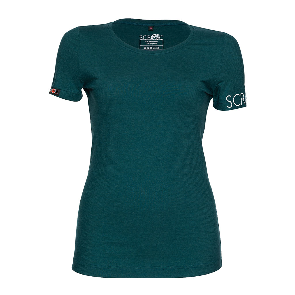 sMerino 160 Shirt Etera w petrol Damen von SCROC