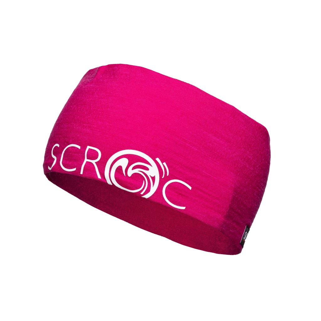 sMerino 160 Stirnband Diademo pink Damen und Herren von SCROC