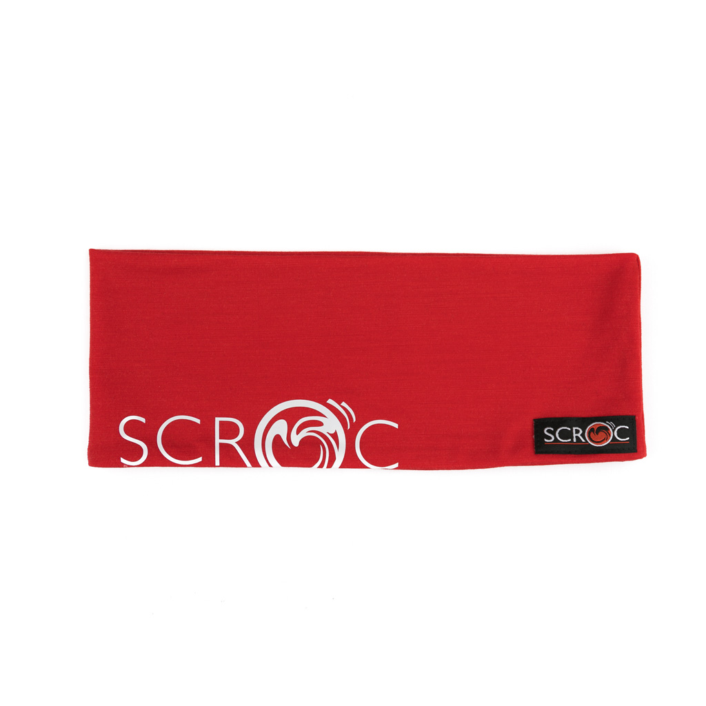 sMerino 160 Stirnband Diademo rot Damen und Herren von SCROC