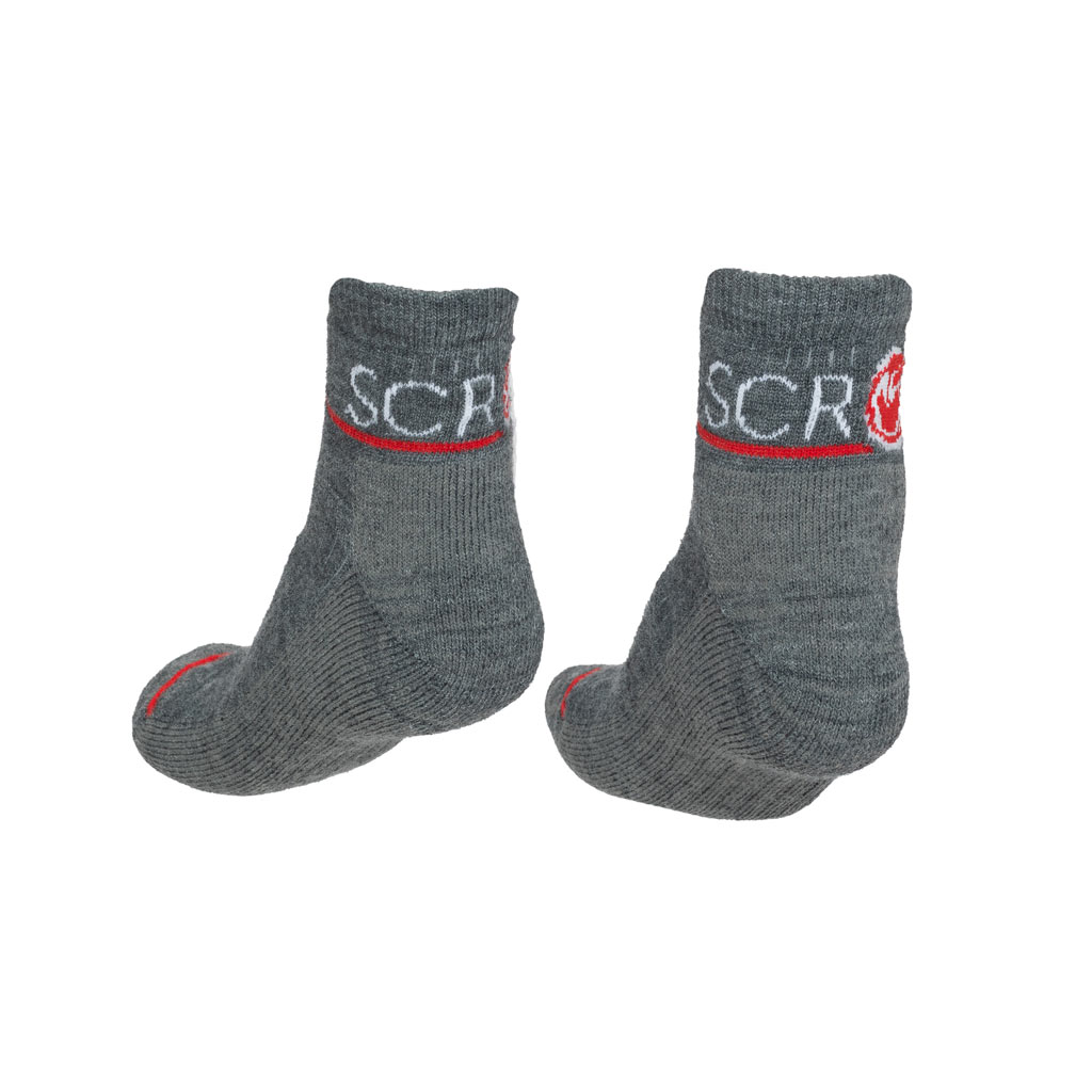 sMerino 190 Socken Nia grau Damen und Herren von SCROC