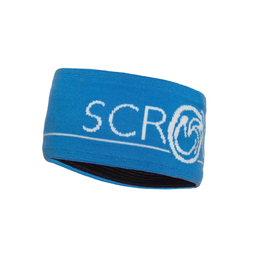 sMerino 190 Stirnband Dika blau Damen und Herren von SCROC