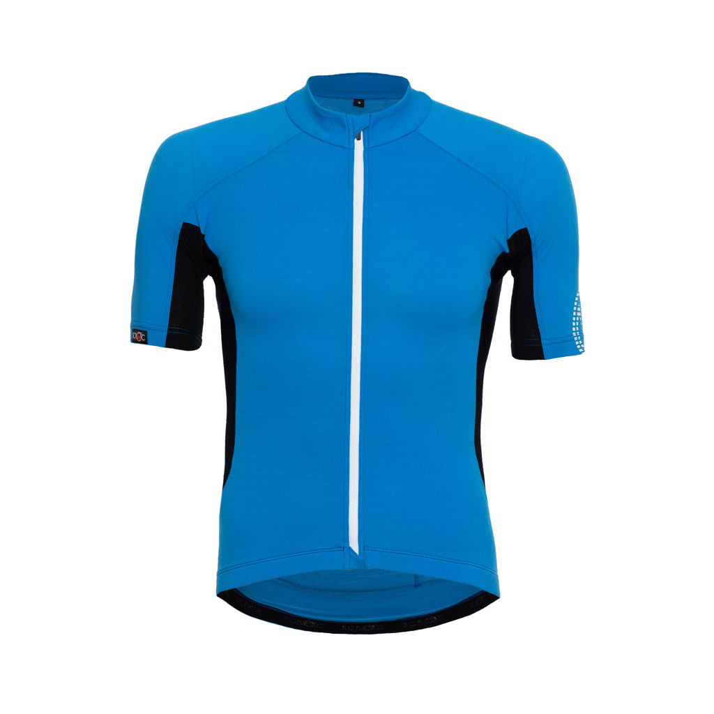 sMerino 155 Bike Trikot Farma blau für Herren von SCROC