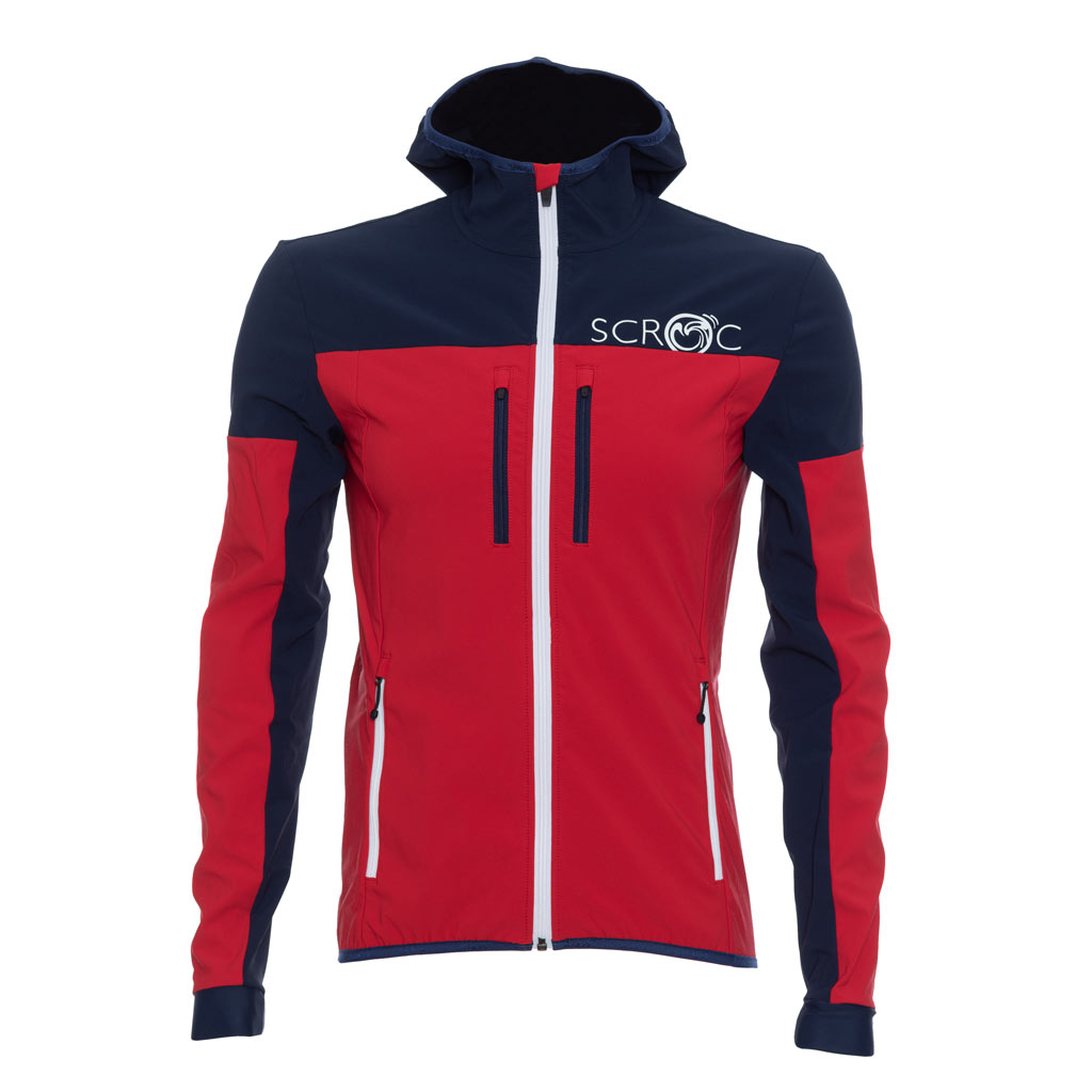 sWooltec Merino Jacke Caro rot Herren von SCROC