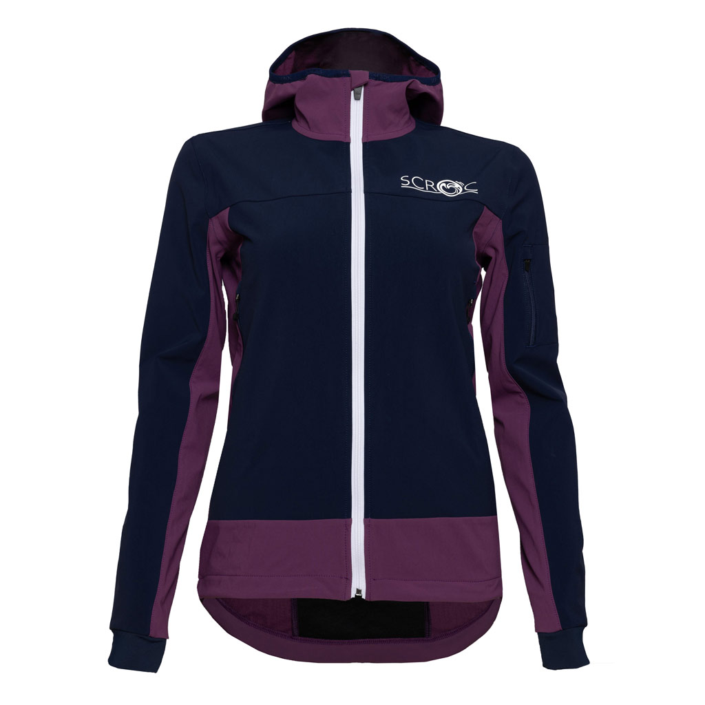 sWooltec Merino Jacke Tigo w violett Damen von SCROC