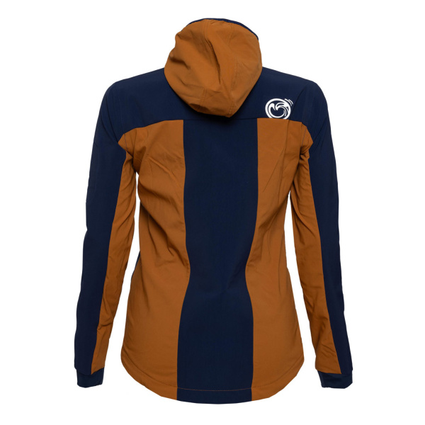 Die sWooltec Merino Jacke Tigo w zimt Damen ist mit Membran verstärkt.