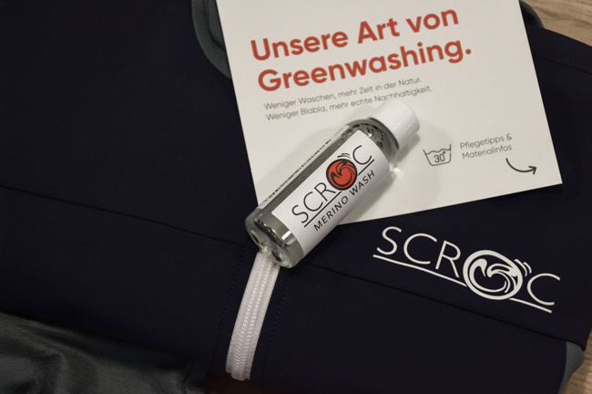 Merino Waschmittel gratis ab einem Einkauf von € 200,-. SCROC